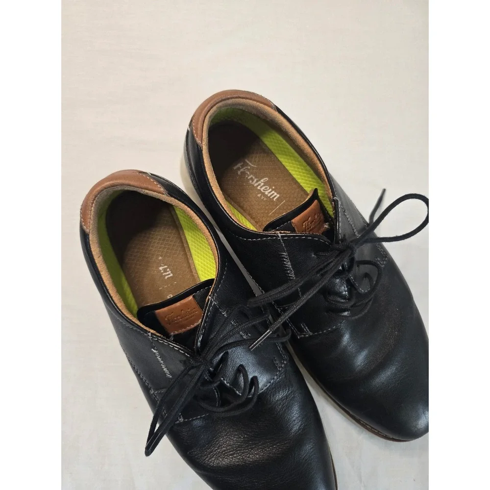 Florsheim Launch Hybrid Plain Toe Oxfords Mens Size 9 Black Leather 14280-001